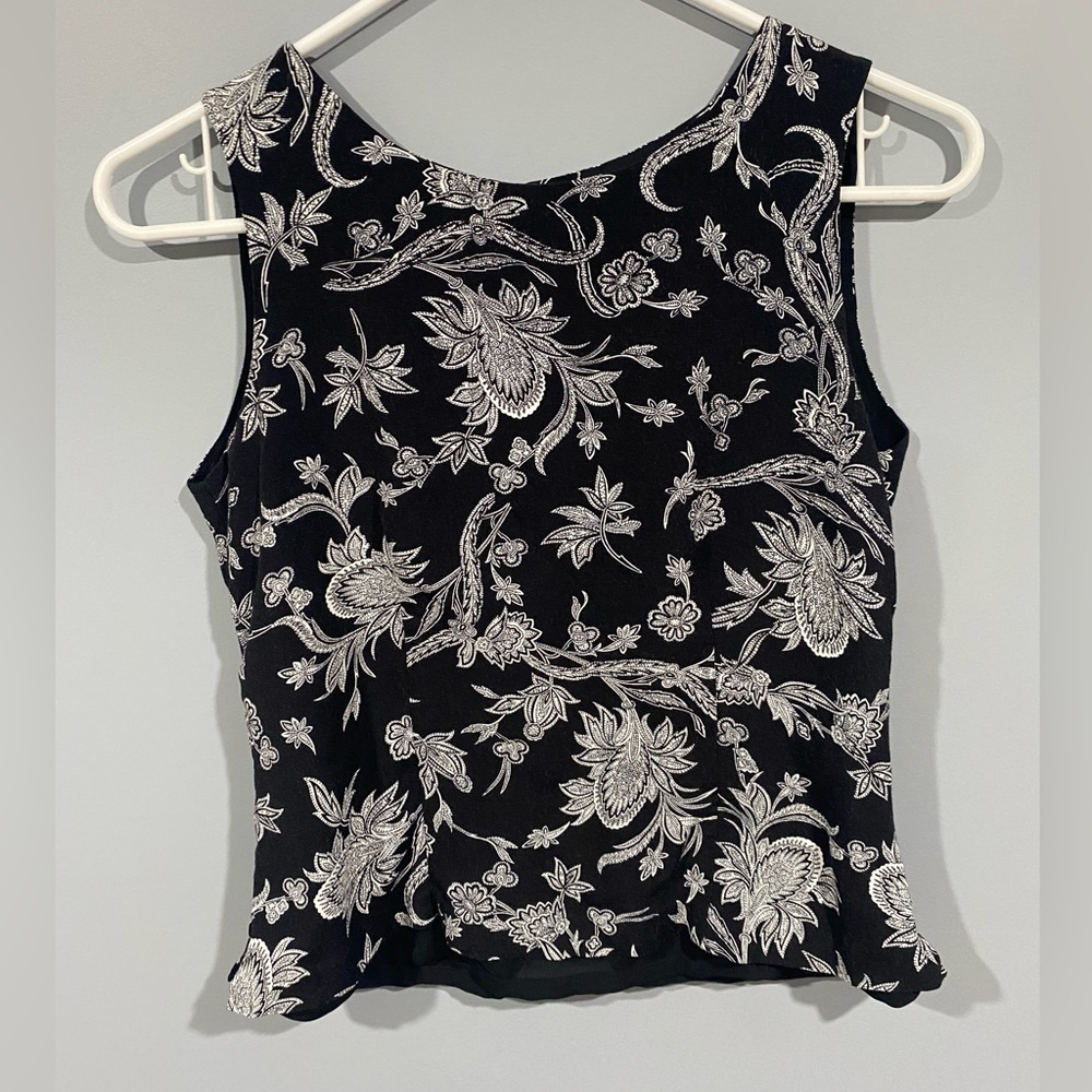 COPY - Charter club paisley tank top